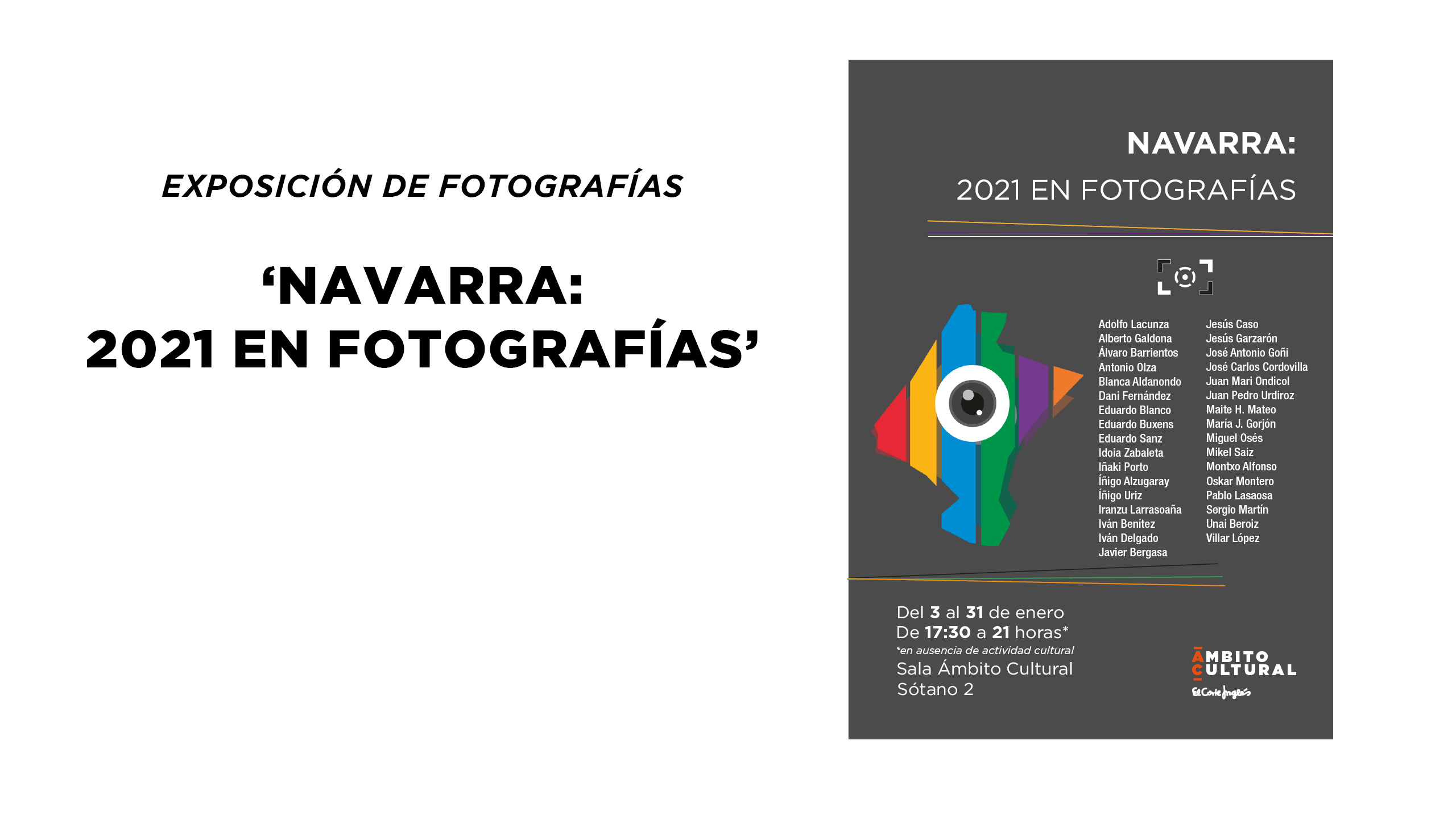 EXPOSICIÓN: 'NAVARRA: 2021 EN FOTOGRAFÍAS'